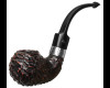 Peterson Sherlock Holmes Lestrade Pipe Rusticated w/P-Lip Stem